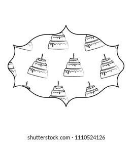 Sweet cakes pattern