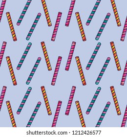 sweet candies in bars icon pattern