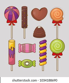 Sweet candies design