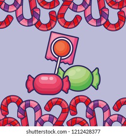 sweet candies design