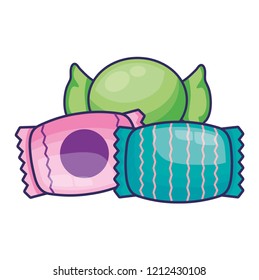 sweet candies design