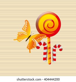 sweet candies design 