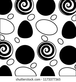 sweet candies icon pattern