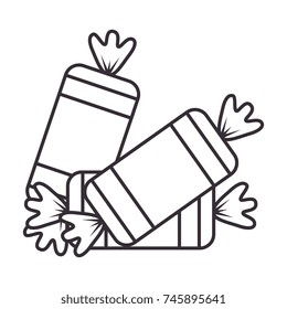 sweet candies isolated icon