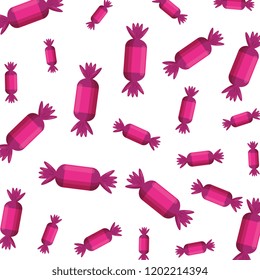 sweet candies pattern background