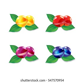 Sweet candies set
