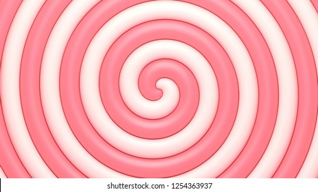 Sweet Candy Abstract Spiral Background.