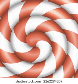 Sweet candy abstract spiral background. Vector illustration. Eps 10.