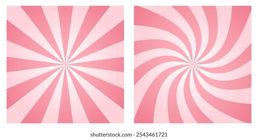 Sweet candy abstract vector backgrounds. Candy cane Christmas background