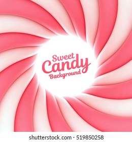 Sweet candy background with place for your content.