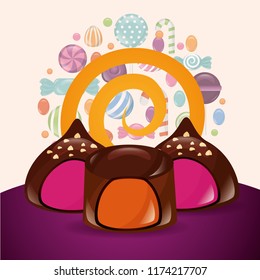 sweet candy card