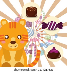 sweet candy card