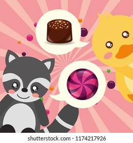 sweet candy card