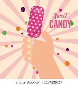 sweet candy card