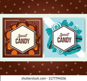 sweet candy card