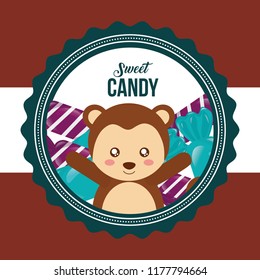 sweet candy card