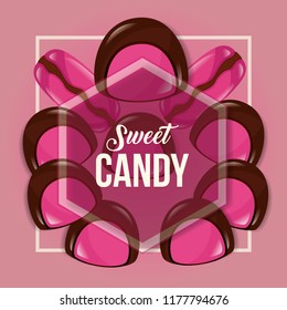 sweet candy card