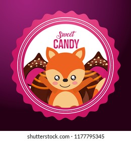 sweet candy card