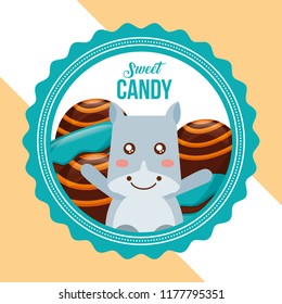 sweet candy card