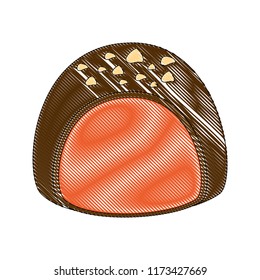 sweet candy chocolate bon bon stuffed