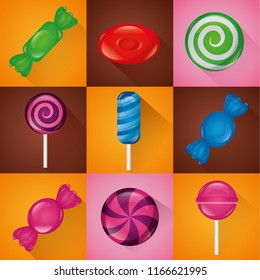 sweet candy concept