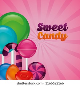 sweet candy concept
