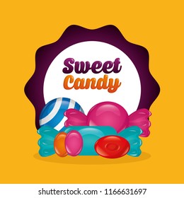 sweet candy concept