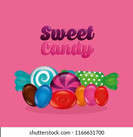 sweet candy concept