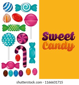 sweet candy concept