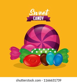 sweet candy concept