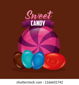 sweet candy concept