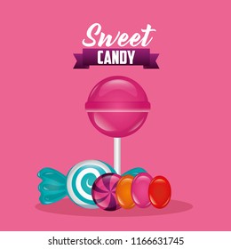 sweet candy concept