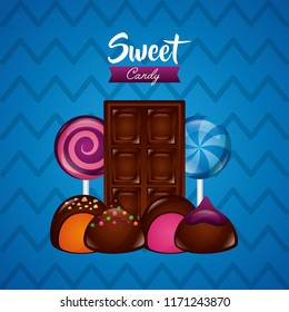 sweet candy concept