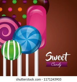 sweet candy concept
