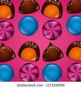 sweet candy concept