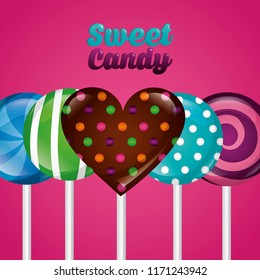 sweet candy concept