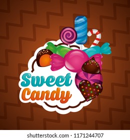 sweet candy concept