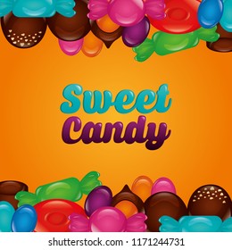 sweet candy concept