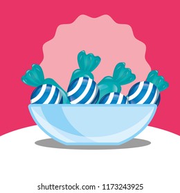 sweet candy concept