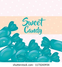 sweet candy concept