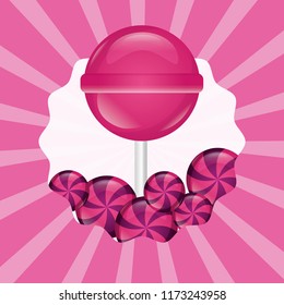 sweet candy concept