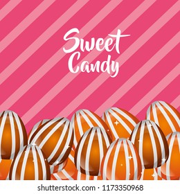 sweet candy concept