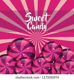 sweet candy concept