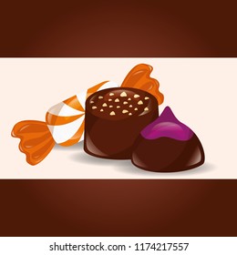 sweet candy concept