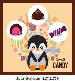 sweet candy concept