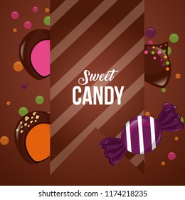 sweet candy concept