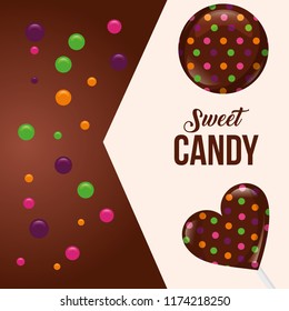 sweet candy concept