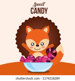 sweet candy concept