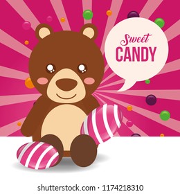 sweet candy concept