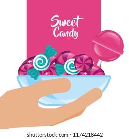 sweet candy concept